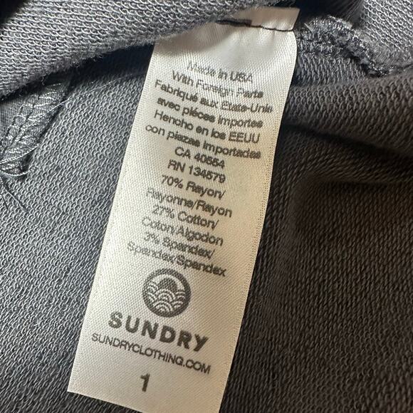 Sundry for Evereve Camo Drawstring Waist Skirt - Picture 4 of 4